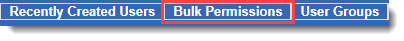 Bulk permissions highlighted in top blue bar