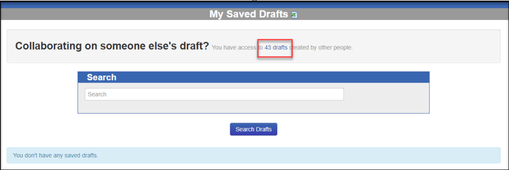 Access All Drafts