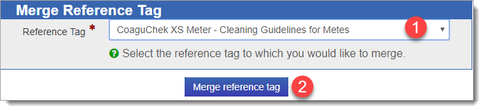 Merge reference tag options