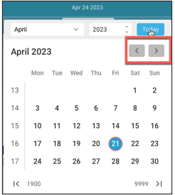 How Do I Change the Date of the Schedule I am Viewing in Optima ...